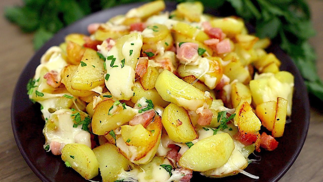Besser als McDonald’s – Bratkartoffeln mit Speck in der Pfanne!