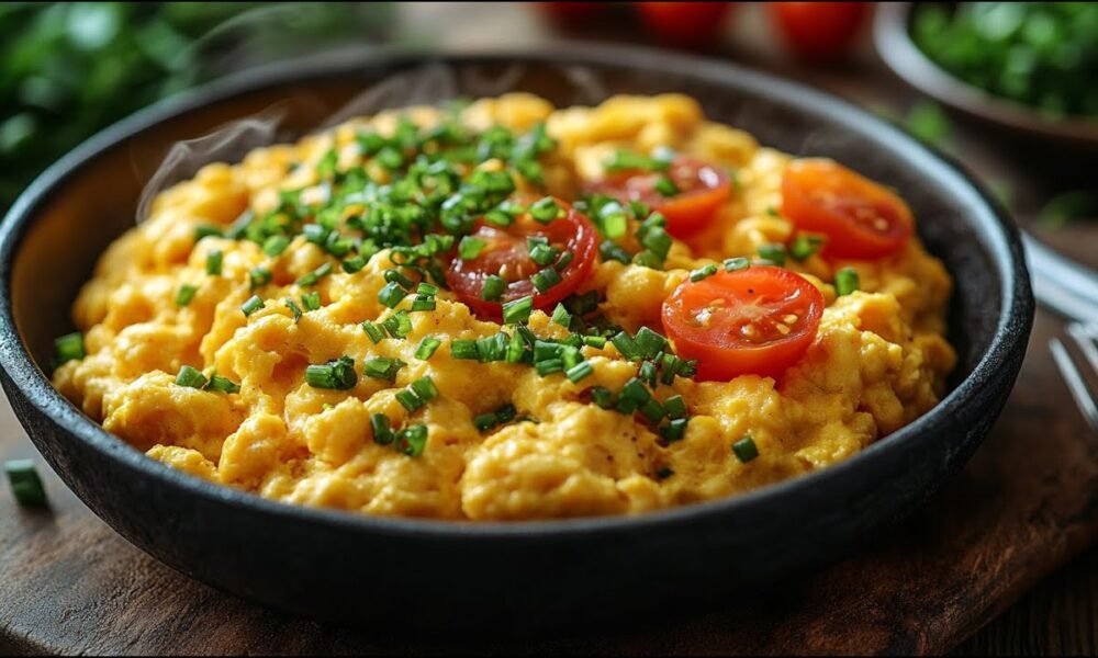 🌱 Vegan Scrambled Eggs Made From Chickpea Flour – The Best Recipe! 🥚Without Eggs