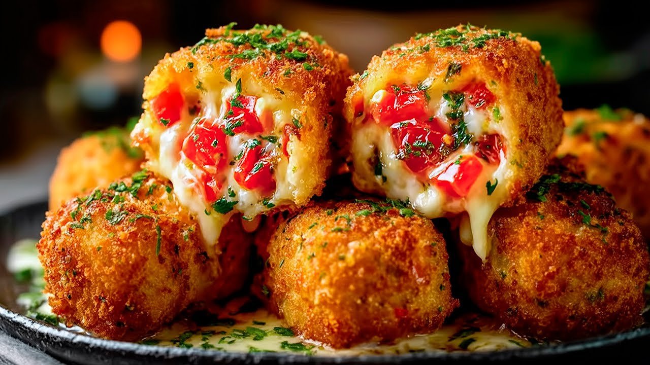 Nur 2 Hähnchenbrustfilets? 😍 Diese Käse-Tomaten-Röllchen machen süchtig – einfaches Rezept!