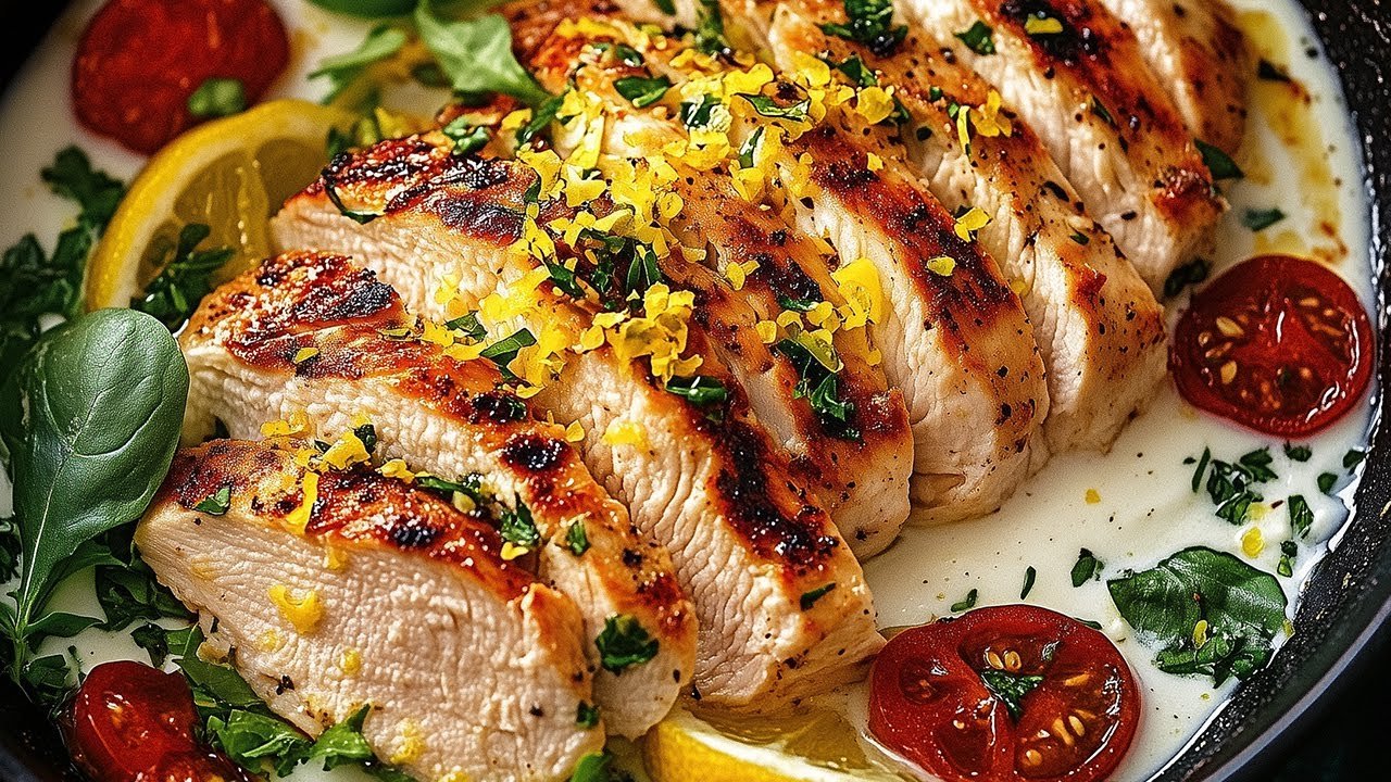 Dieses Rezept habe ich von Greek Village übernommen🇬🇷🍋 UNBEDINGT saftiges Hähnchenbrust-Rezept