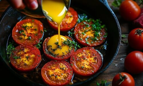 Eier und Tomaten! Schnelles Frühstück in 5 Minuten!🍳🍅 Einfach und lecker