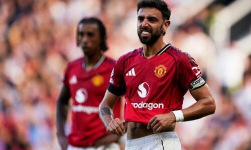 Manchester United na úvod prehral. Fernandes o góle Arsenalu: Vieme, že sa tieto fauly veľmi nepískajú