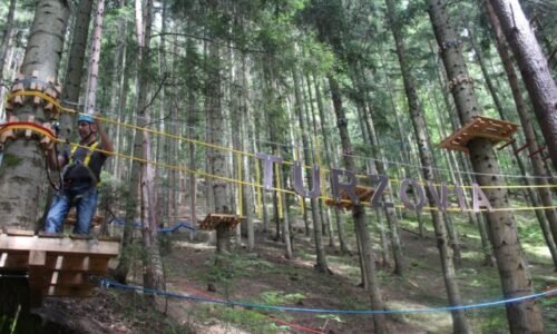 V rekreačnej zóne Turzov otvorili lanový park – FOTO