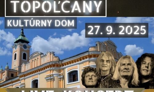 Kultúra Topoľčany: Nostalgická cesta časom – Vráťte sa do zlatej éry 70. a 80. rokov a nechajte sa uniesť nezabudnuteľnými melódiami.