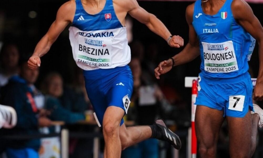 Matej Brezina uspel na Majstrovstvách Európy v atletike do 20 rokov