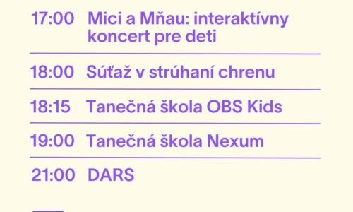 Mesto nitra: nedeľný program chrenovských slávností je tu!