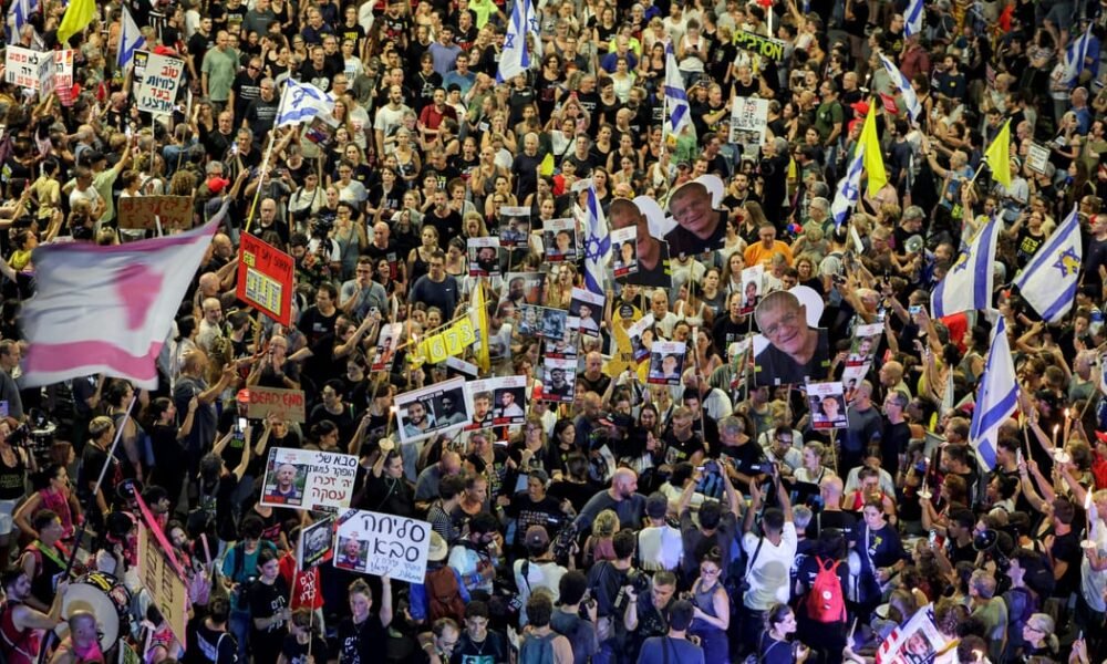 Thousands in Israel march against Netanyahu’s plan to escalate Gaza war – POLITICO