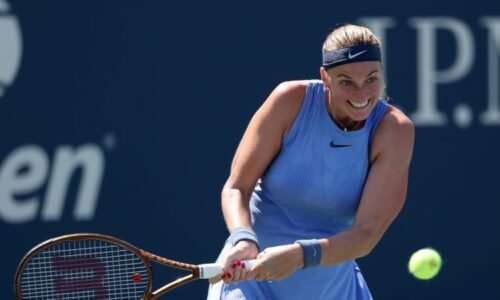 Petra Kvitová zakončila svou kariéru debaklem. Získala pouhý game, po utkání došlo i na slzy