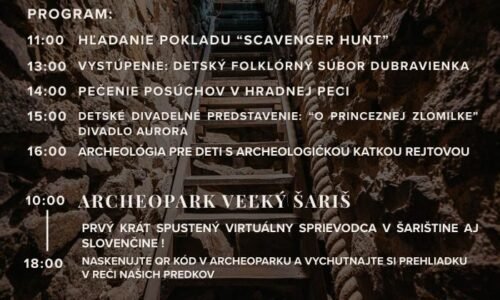 POSLEDNÉ PRÁZDNINOVÉ DOBRODRUŽSTVO NA HRADE ŠARIŠ!   POSLEDNÉ PRÁZDNINOVÉ DOBRODRUŽSTVO NA HRADE ŠARIŠ!