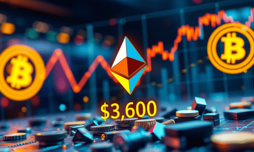 Ethereum drží úroveň 3 600 USD