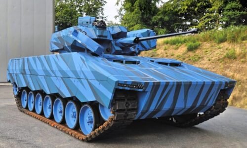 Modrý FFG Condor – nový nemecký protilietadlový tank so slovenskou vežou Turra 30 SA