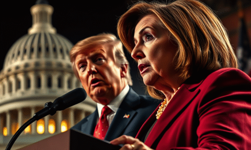 Trump a Pelosi: Politické konflikty a obvinenia