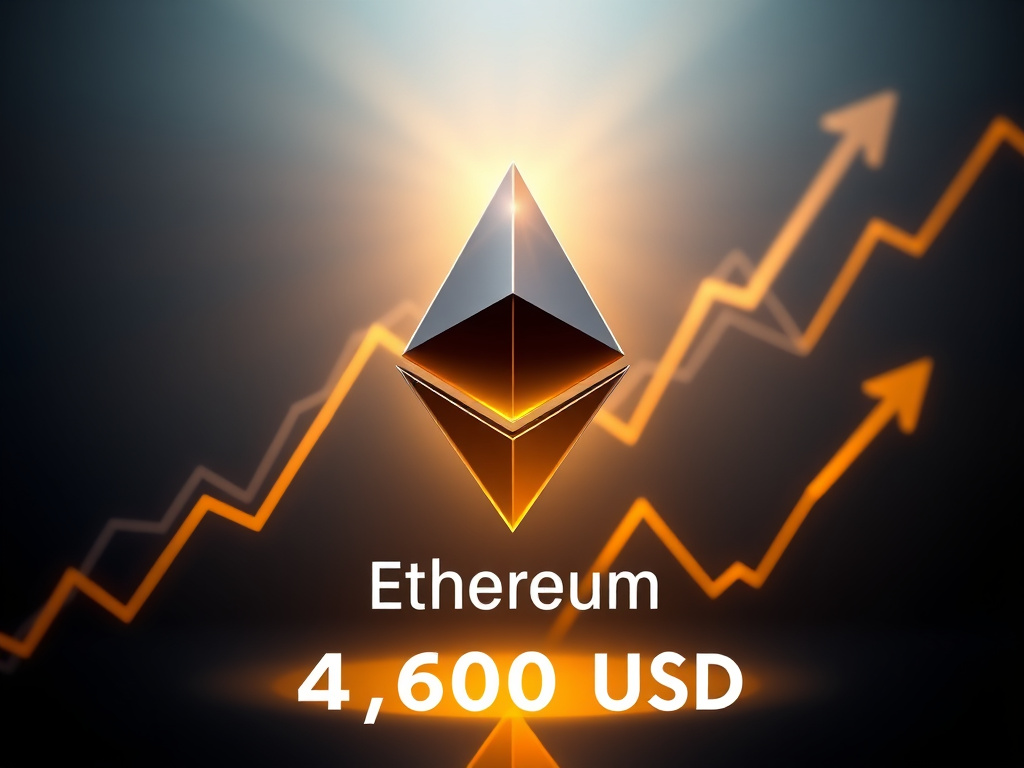 Ethereum na vzostupe: Cena presiahla 4 600 USD