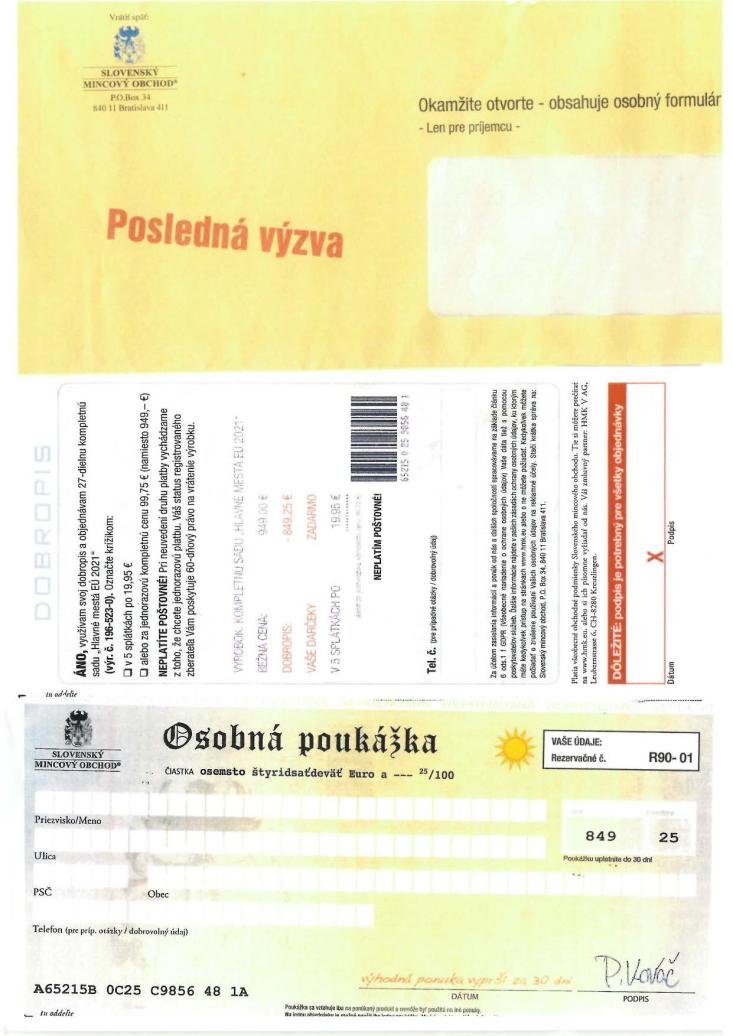 Upozornenie pre občanov na podvodné zásielky a podvodné konanie