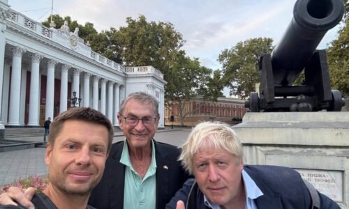 Zástanca myšlienky “do posledného Ukrajinca” Boris Johnson sa nečakane objavil v Odese