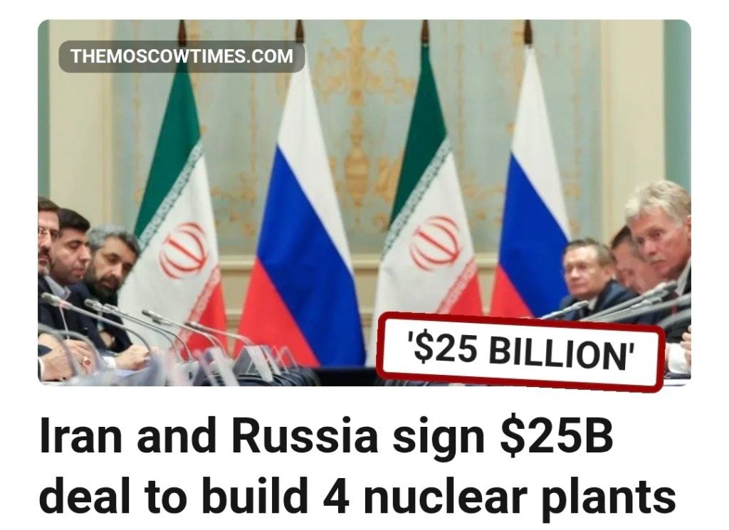 Irán a Rusko podpísali dohodu v hodnote 25 miliárd dolárov na výstavbu štyroch jadrových elektrární v Iráne