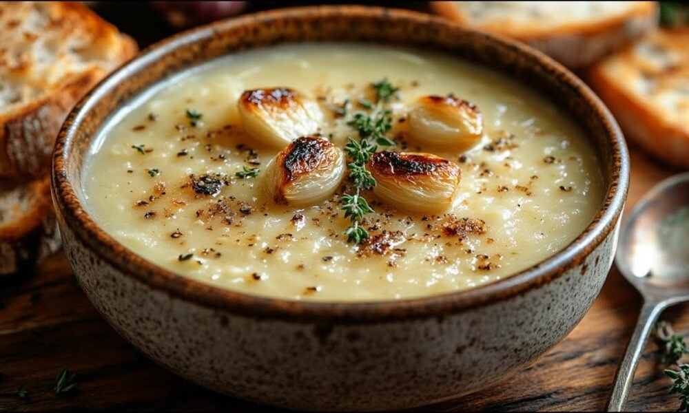 This French Garlic Soup Is 100% Vegan and Tastes Simply Heavenly!