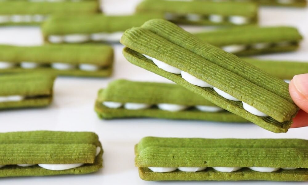 The Best way to make chocolate matcha sanwich cookies. Extremley delicious and crispy