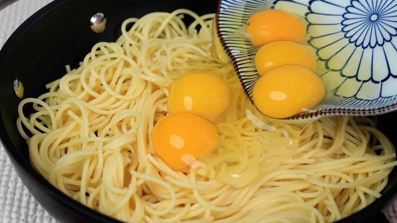 It’s so delicious that you can make this every weekend! Incredible pasta egg recipe