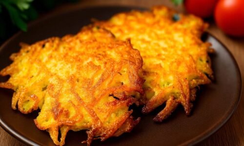 Knusprige Kartoffelpuffer und zartes Hähnchen – die perfekte Kombination!