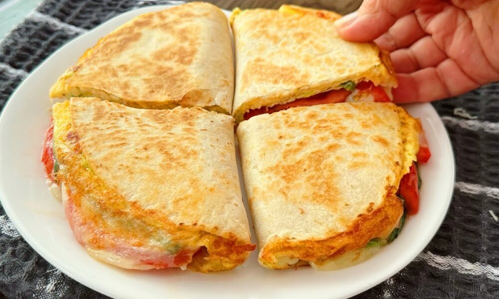 Only 5 minutes! Quick easy and delicious! And breakfast is ready!