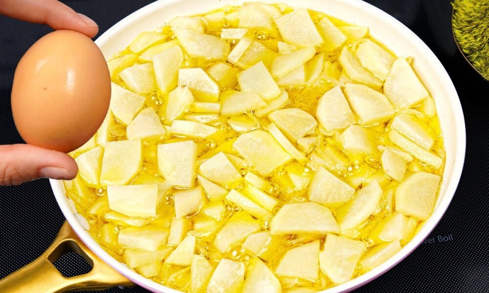 Learned this in Spain! Better than Pizza! Easy Spanish Omelette Recipe!