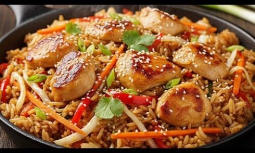 ASMR Cooking video/ How to Cook Tasty Fried Rice Step by Step