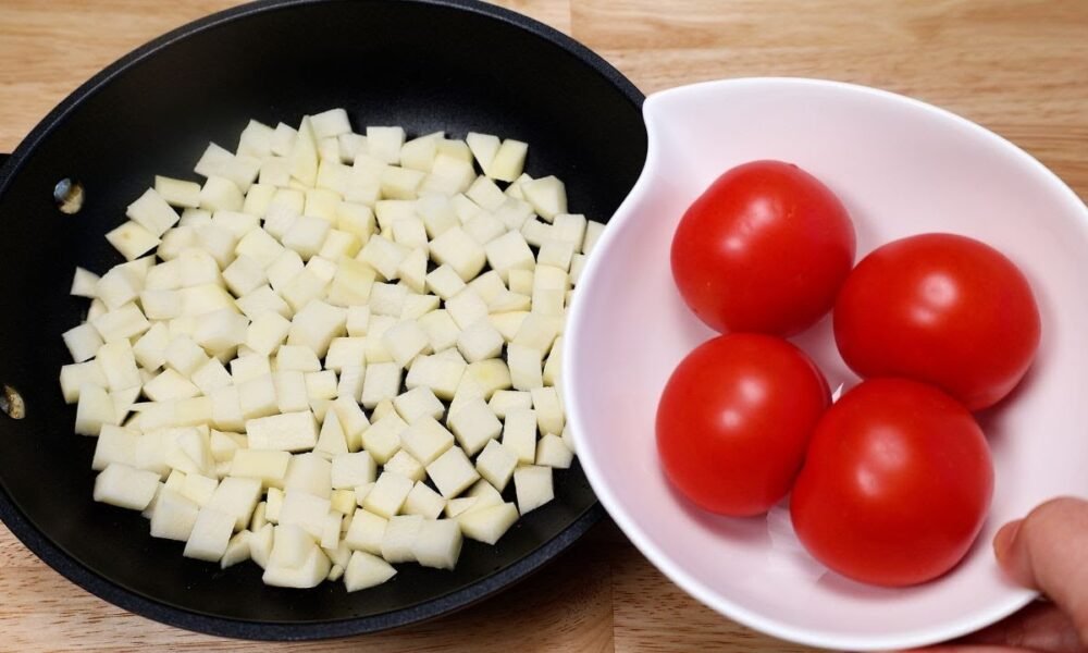 1 Potato & 4 Tomatoes To Satisfy The Whole Family, Simply and Delicious!