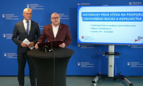 573926_snimka-obrazovky-2025-09-02-124650-640x420.jpg Minister Huliak spúšťa historicky prvú výzvu pre cestovný ruch a kúpeľníctvo, podporu možno získať aj spätne – VIDEO