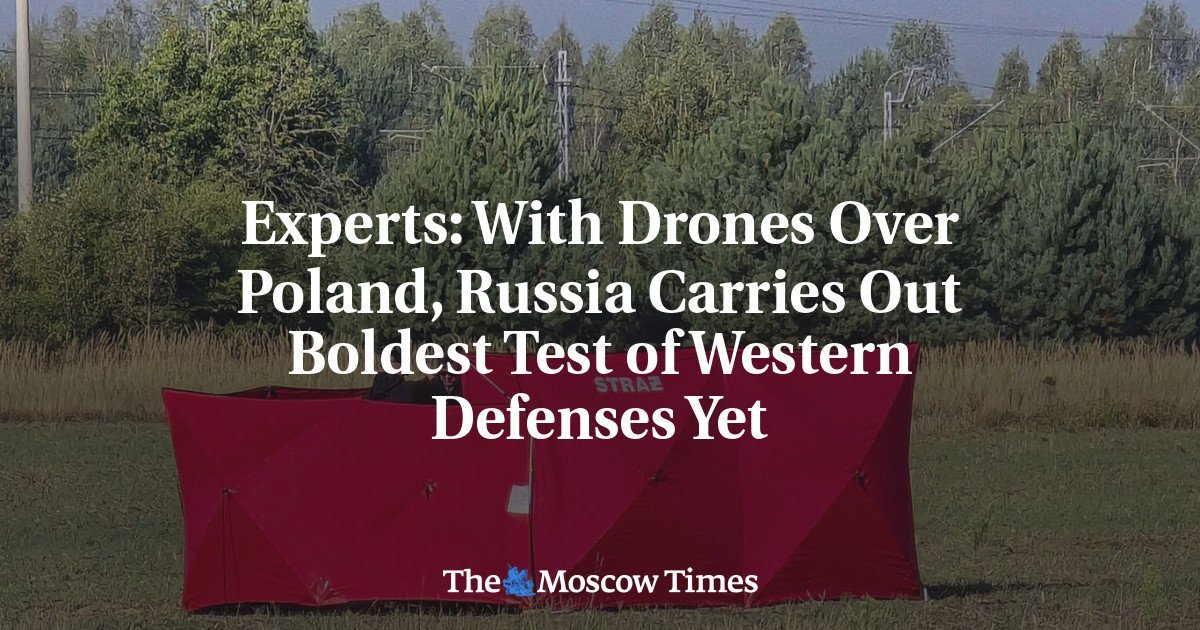 Odborníci: Rusko vykonáva najodvážnejší test západnej obrany doteraz dronmi nad Poľskom Odborníci: Rusko vykonáva najodvážnejší test západnej obrany doteraz dronmi nad Poľskom