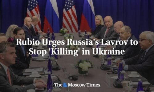 Rubio nalieha na ruského Lavrova, aby zastavil „zabíjanie“ na Ukrajine