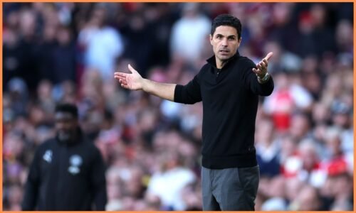 Očakáva sa, že šéf Arsenalu Mikel Arteta zareaguje búrlivo/vášnivo.