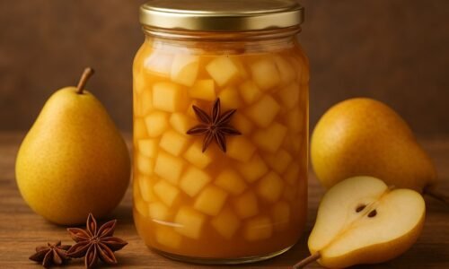 Hruškový kompót s badyánom: Jemná sladkosť s korenistým nádychom Hruškový kompót s badyánom: Jemná sladkosť s korenistým nádychom