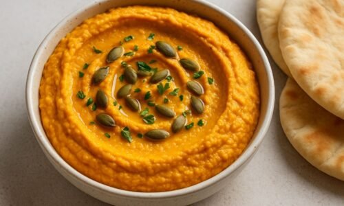 Hummus z pečenej tekvice: Jesenná krémová dobrota