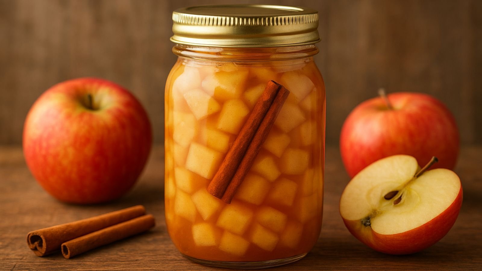 Jablkový kompót so škoricou: Jednoduchý domáci recept Jablkový kompót so škoricou: Jednoduchý domáci recept