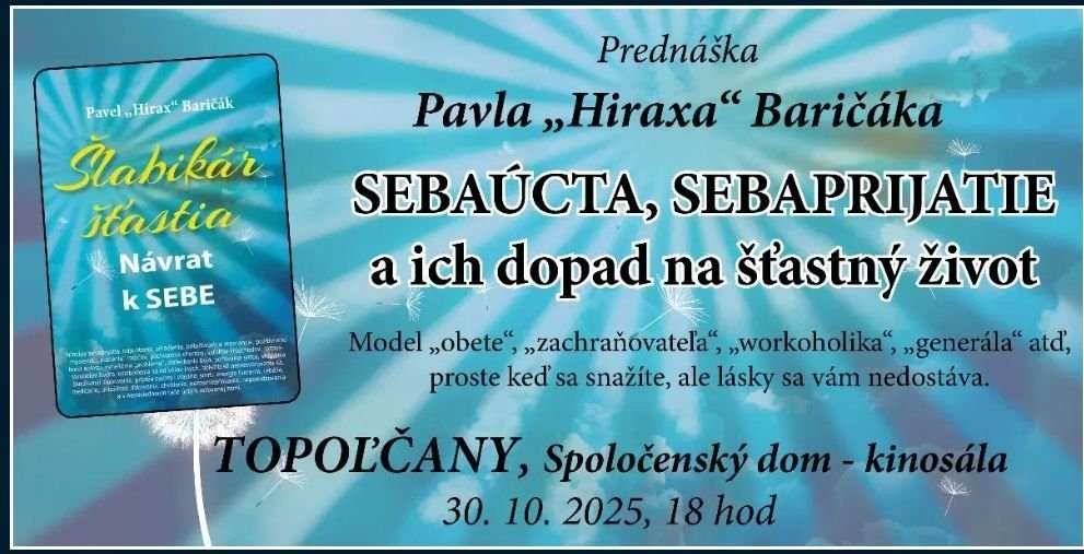 Kultúra Topoľčany: Pozývame vás na prednášku, ktorú si pre vás pripravil Kultúra Topoľčany: Pozývame vás na prednášku, ktorú si pre vás pripravil