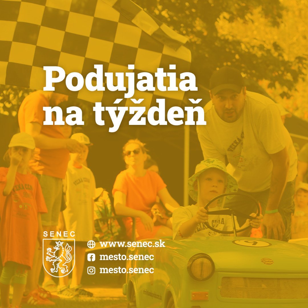 Mesto Senec: PODUJATIA NA TÝŽDEŇ