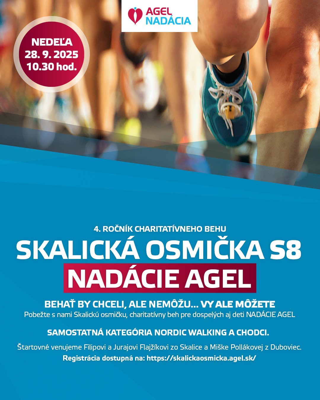 Mesto Skalica: 4. ROČNÍK CHARITATÍVNEHO BEHU SKALICKÁ OSMIČKA Mesto Skalica: 4. ROČNÍK CHARITATÍVNEHO BEHU SKALICKÁ OSMIČKA