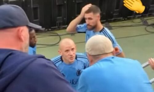 VIDEO Negatívna atmosféra zo Slovana priam srší. Weiss si svoju frustráciu vylial na fanúšikovi