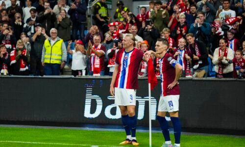 Totálne šialenstvo v Nórsku! Haaland podporil kanonádu piatimi gólmi. Prvýkrát sa tešil kapitán Barseghjan