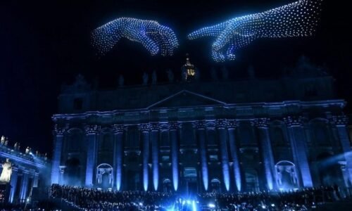 „Grace for the World“ – hudba a dronové predstavenie rozžiarili