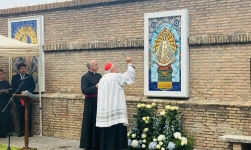 Vo Vatikánskych záhradách slávnostne odhalili mozaiku Panny Márie z Luján