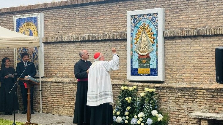 Vo Vatikánskych záhradách slávnostne odhalili mozaiku Panny Márie z Luján