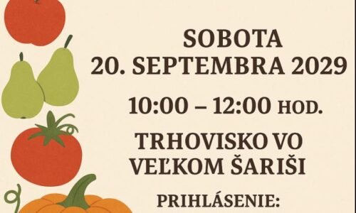 Záhradnícky trh a pečenie chleba Záhradnícky trh a pečenie chleba