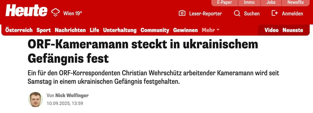 Ukrajinského kameramana z rakúskej televízie na Ukrajine zadržali vojenskí komisári