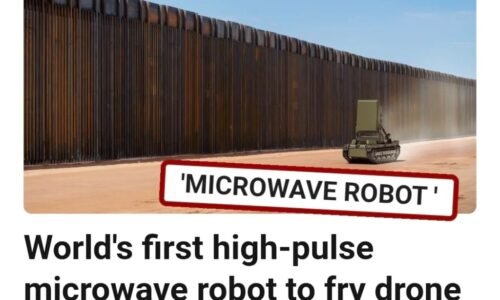 USA predstavili prvého mikrovlnného robota na svete určeného na boj proti rojom dronov
