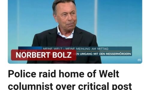 Polícia urobila raziu v dome komentátora Welt kvôli kritickému príspevku o hnutí „woke“
