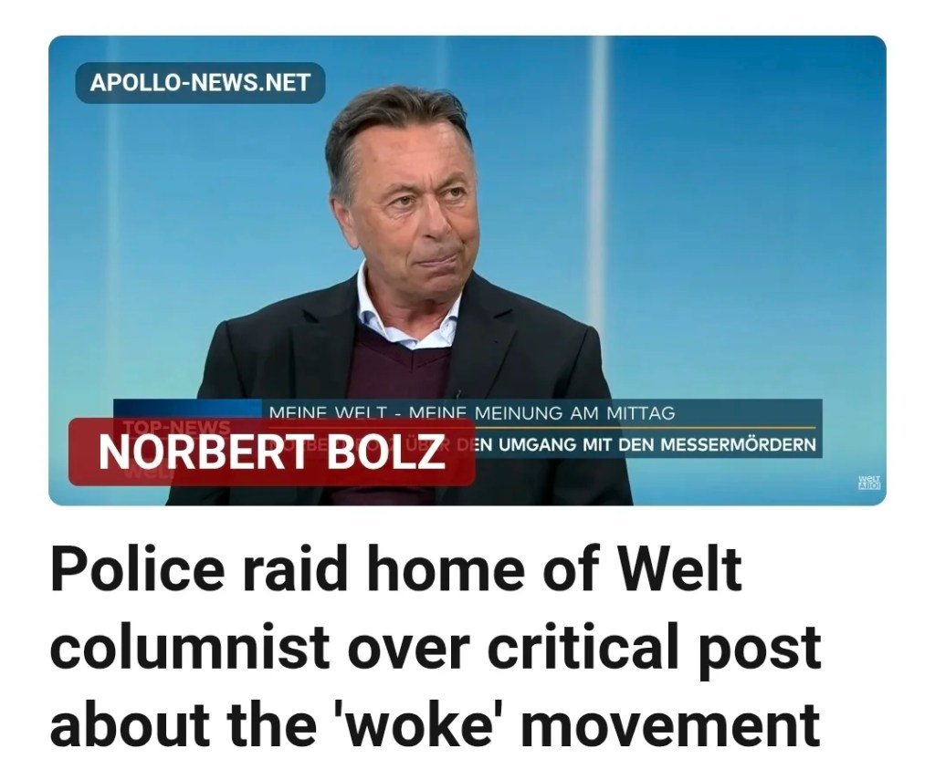 Polícia urobila raziu v dome komentátora Welt kvôli kritickému príspevku o hnutí „woke“