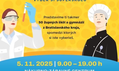 Kam na strednú školu? Všetky župné školy na jednom mieste – už 5. novembra v Bory Mall Kam na strednú školu? Všetky župné školy na jednom mieste – už 5. novembra v Bory Mall