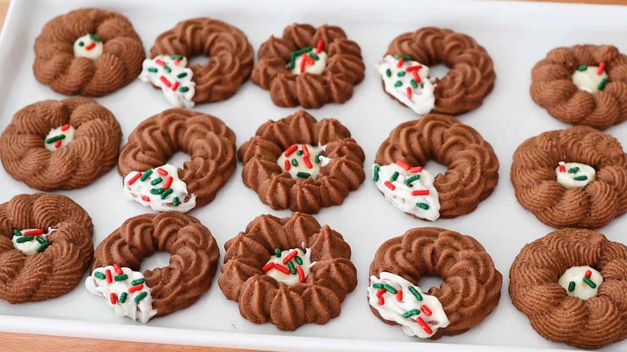 5 Christmas chocolate cookies! No eggs! Extremely easy recipe